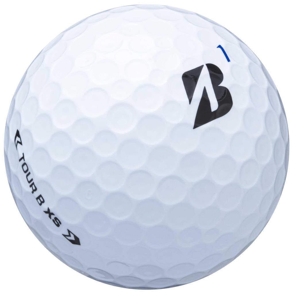BRIDGESTONE TOUR B XS Golf 2024 White Balls, Model, 12-Pack, (S4WXJ)