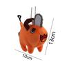 Kettensägen-Teufel Pochita Plüschtier Aus Chainsaw Man Orange Kissen Weiches Stofftier Für Kinder Geburtstag Weihnachtsgeschenk