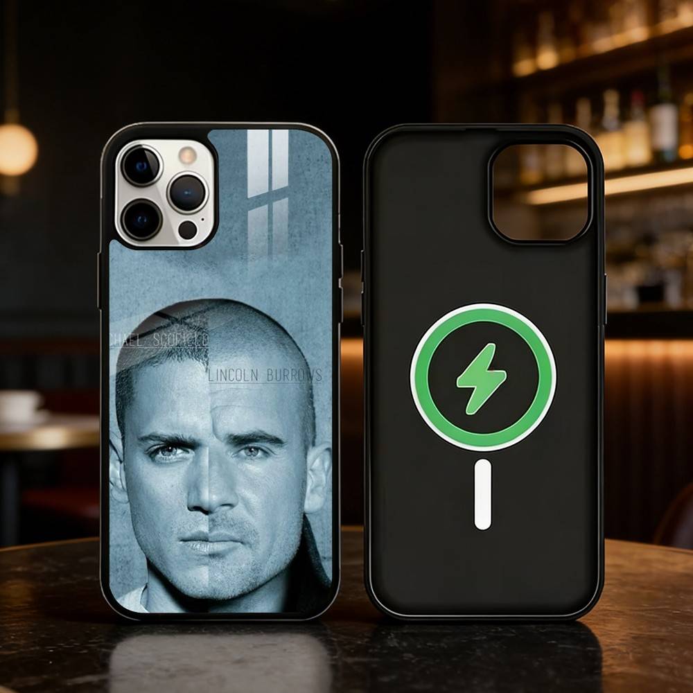 P-Prison Break Phone Case For iPhone 17,16,15,14,13,12,Plus,Pro,Max For Magnetic Wireless Charge