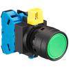 IDEC HW1B-M110G 22mm HW Series Pushbutton Switch Flush Momentary 1NO Green IP65