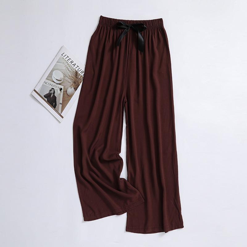 VEZFAA Moda damă ocazional cu imprimeu cu model de flori Pantaloni cu talie înaltă Pantaloni și capris