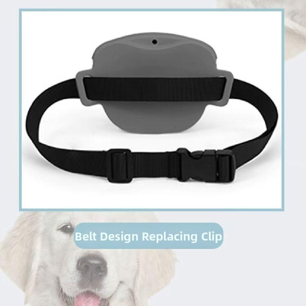 Portable Dog Treat Bag Silicone Magnetic Closure Pet Outdoor Feeder Bag Hands-Free Soft Puppy Snack Pouch Pet Walking