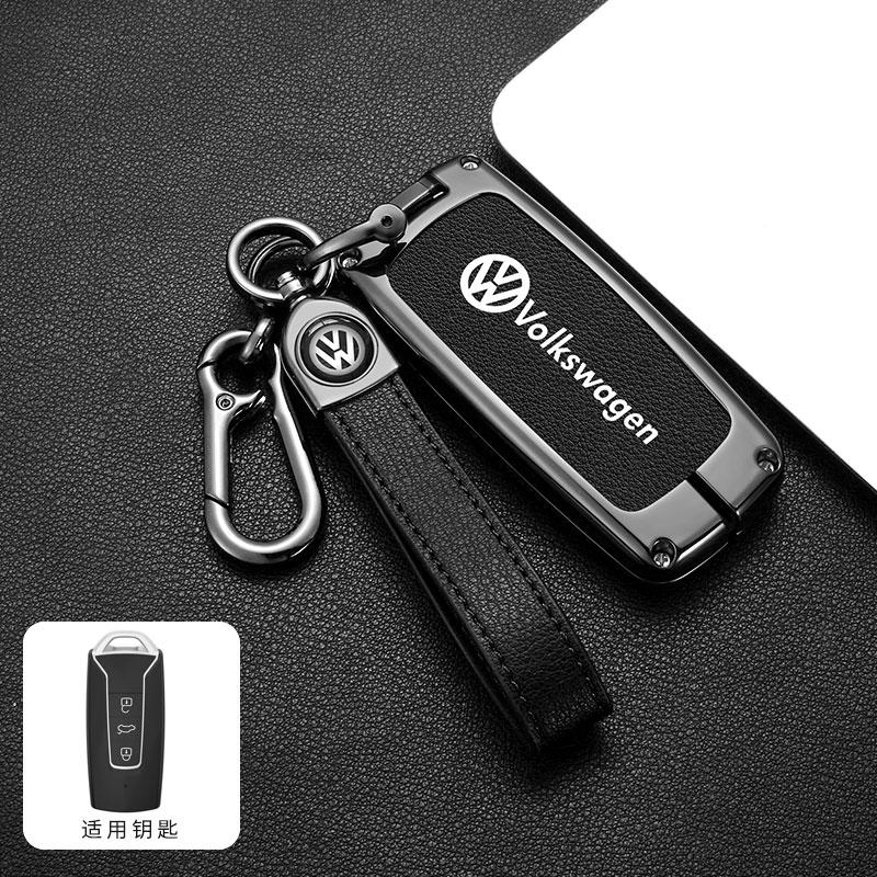 Pro VOLKSWAGEN VW Zinková slitina Kožené pouzdro na klíče od auta Kryt Klíčenka Pro VW Volkswagen Touareg EL 2018 2019 2020 2021 2019-2023 Klíč