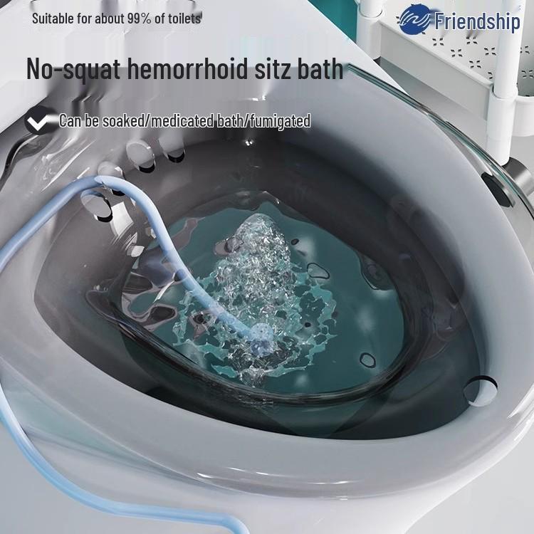 Bidet Sitz Bath for Hemorrhoids, Pregnant Women, and Postpartum Care - Squat-Free, Fumigation Wash for Personal Hygiene.