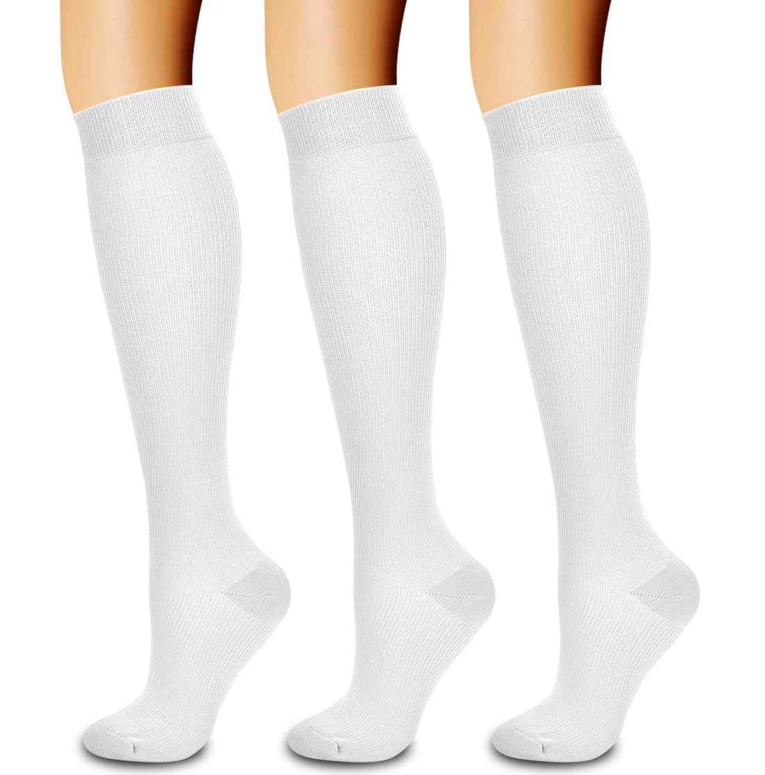 

3 Pack Compression Sock-Compression Sock For Women And Men Circulation -Best For Running,Athletic Sports EU39-46