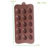 15 Holes Easter Eggs Chocolate Molds Silicone Form Cake Molds Bakeware Baking Dish High Temperature Kitchen Cake Accessories