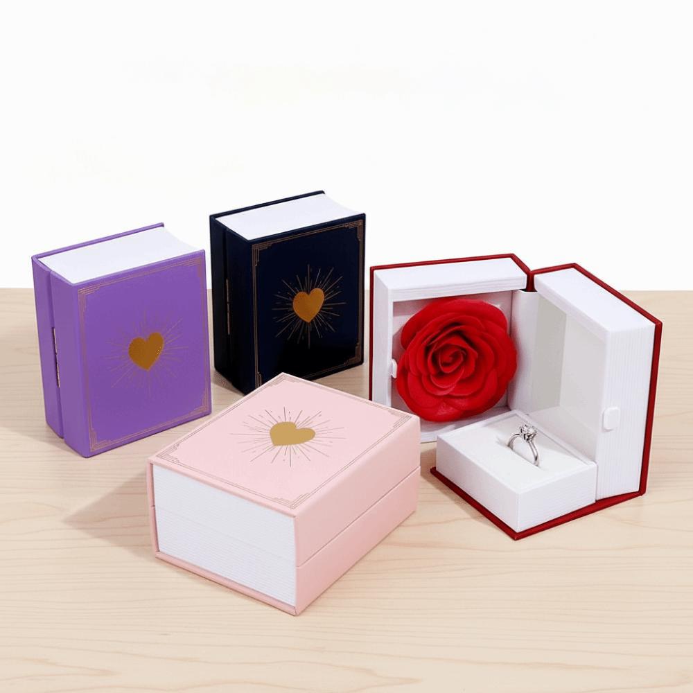 Romantic Jewelry Display Case Jewelry Packaging Ring Gift Box Fashion Jewelry Box Earrings