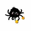 Wooden Halloween Cartoon Spider Hook No-Drill Cute Keys Holder Wall Mounted Gothic Style Bag Hat Hooks Halloween Decorations