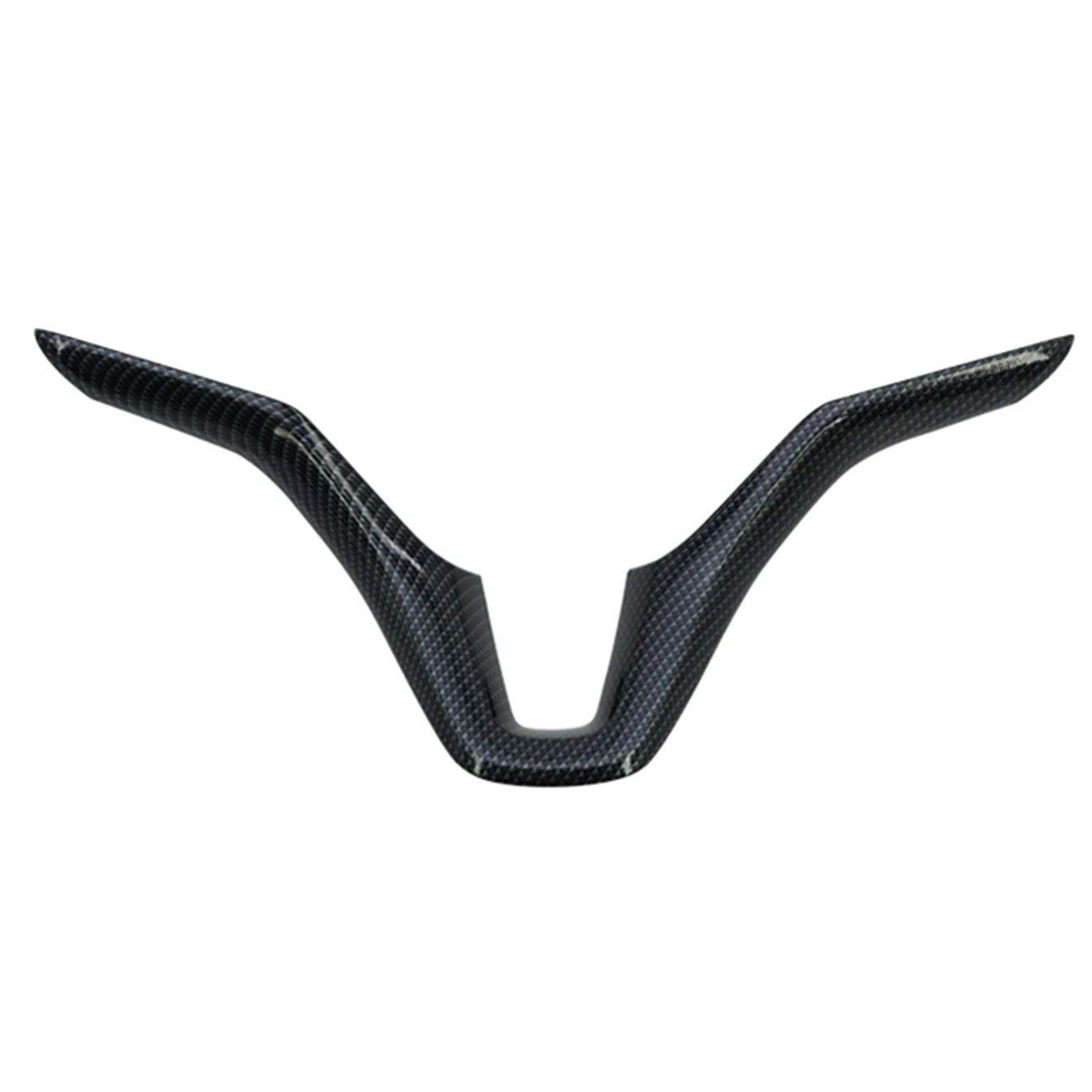 

FUKUARE Vezel Fit Shuttle Steering Wheel Garnish Black Carbon Fiber Interior Custom Parts