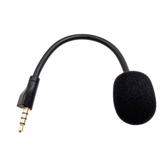 Headset Microphone Plug Play Replaceable Flexible 3.5mm Omnidirectional Gaming Headphone Microphone for Logitech-G Pro X