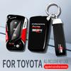 For Toyota Auris Corolla Avensis Verso Yaris Aygo Scion TC IM Camry RAV4 Car Flip Key Case Bag Cover Shell Keychain Protector
