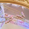 Barbie Princess Iridescent Butterfly Necklace - Light Luxury Jewelry