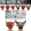 Terrifying Bull Demon King Latex Mask Ideal For Halloween Celebrations And Events