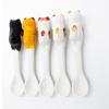 3D Cute Ceramic Cartoon Cat Animal Spoon Hanging Coffee Dessert Spoon Unique Ice Cream Flatware Kitchen Tool Wholesale In China