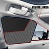 1-2PCS Duplex Magnetic Car Curtains for Sunshade and Privacy Protection Block UV Rays Exterior Accessories Side Window Sunshades