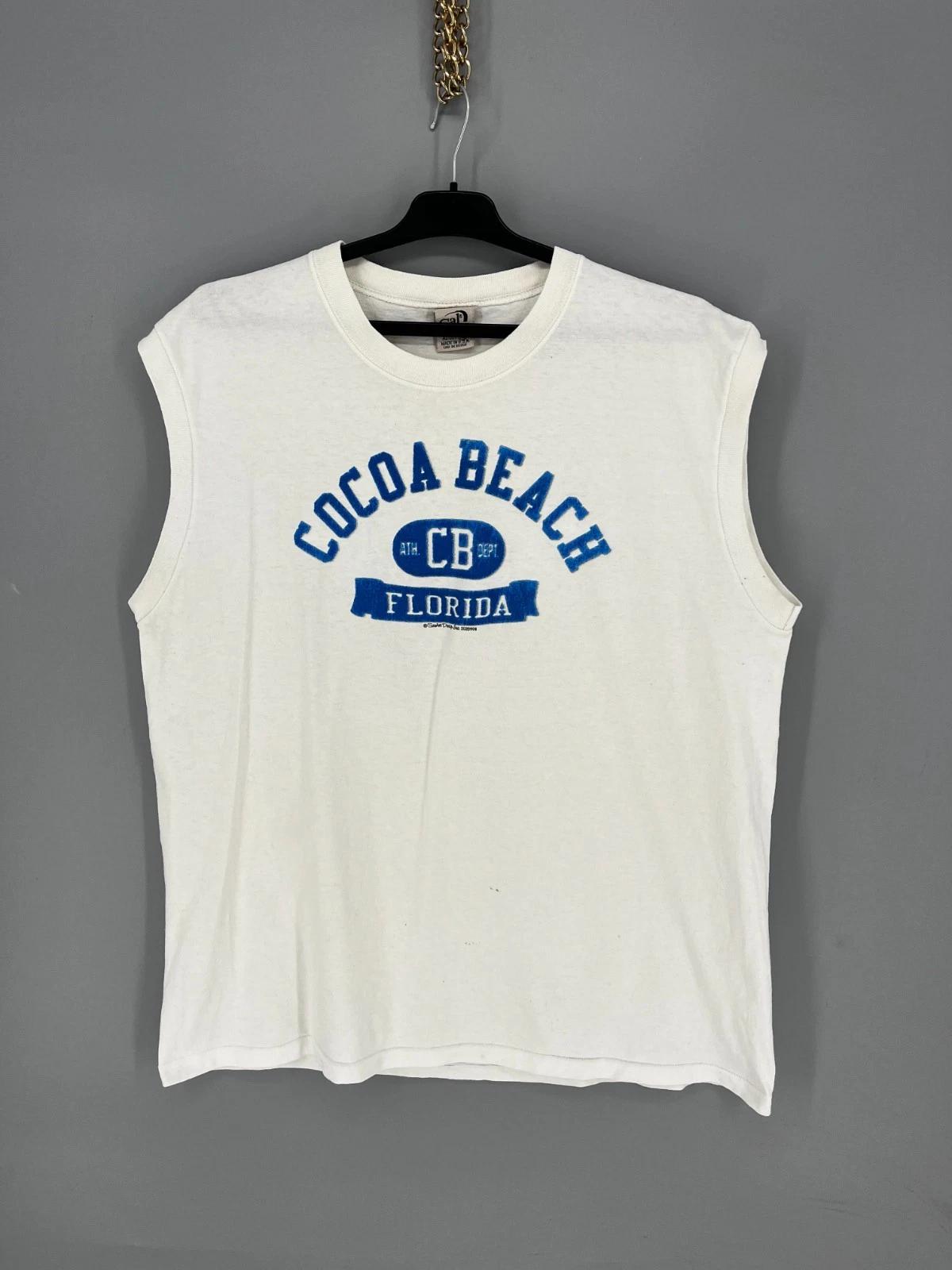 Vintage Cocoa Beach Florida FL T-Shirt EST Size XL 4XL