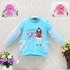 Baby Girl Long Sleeve TShirt Round Collar Tops Velvet Winter Spring Thick Warm Shirt Kidswear Aapparel Sweatshirt Infant Clothing