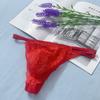 Herren-Tanga Sexy Spitze Spurlos Transparente Unterwäsche U-Konvex Panties Ultra-Dünn Durchsichtige Dessous Sissy Unterhosen Erotisch