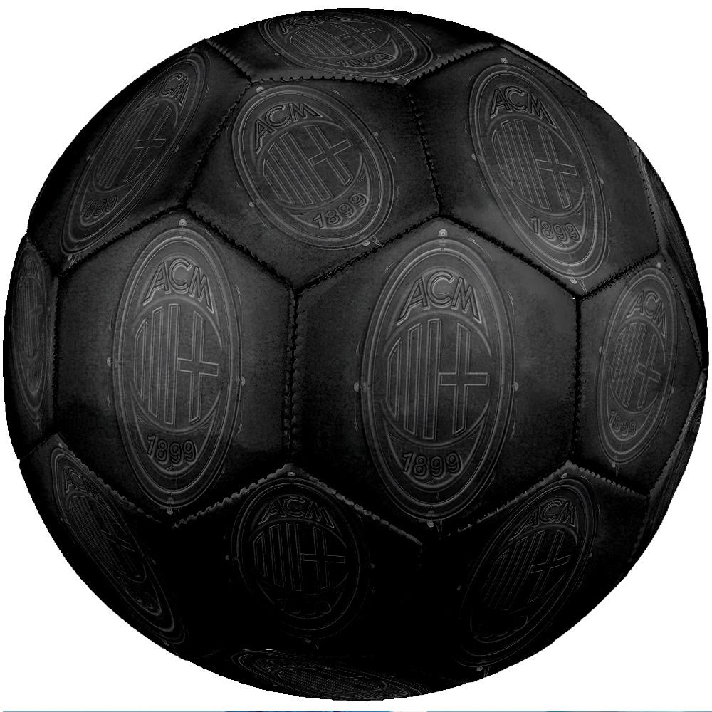 Pallone da Calcio da Partita Misura 5 Tema AC Milan Pallone da Calcio Professionale da Esterno Morbido al Tocco Pallone da Allenamento