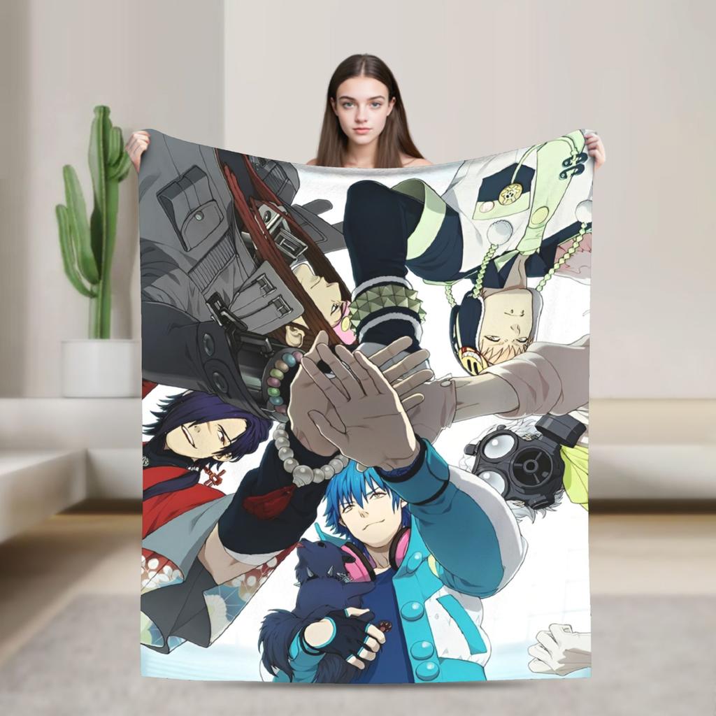 Dramatical Murder Anime Throw Blanket for Couch Soft Cozy Plush Blanket 50x60 Inch Multi-size Bedspread for All Seasons
