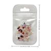 100 Pezzi Decorazioni per Unghie Mini Colori Misti Fiocchi Resina Fondo Piatto Decorazione Unghie Charms per Unghie Accessori