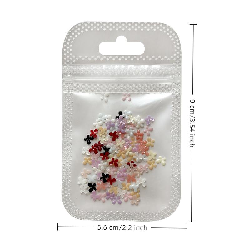 100 Pezzi Decorazioni per Unghie Mini Colori Misti Fiocchi Resina Fondo Piatto Decorazione Unghie Charms per Unghie Accessori