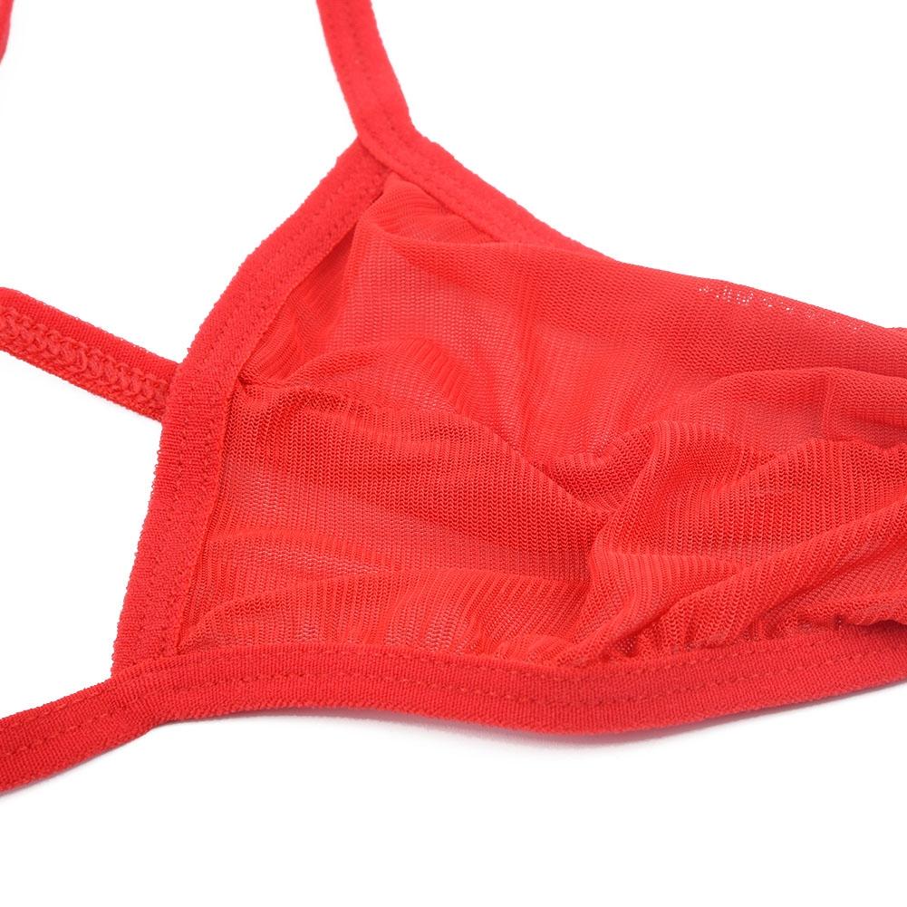 Comfortable Men G-string Underwear Sheer Briefs Underpants Thongs Bikini