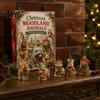 Decorative Gift for Christmas 24 Days Advent Calendar 2026, 2D Acrylic Reading Cats/Dogs/Forest Animals Miniature Animal Collectibles Ornament