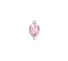 10pcs Crystal Glass Oval Shape Charms Connectors for Jewelry Earrings Bracelet Necklace Pendant Making Findings DIY Accessories