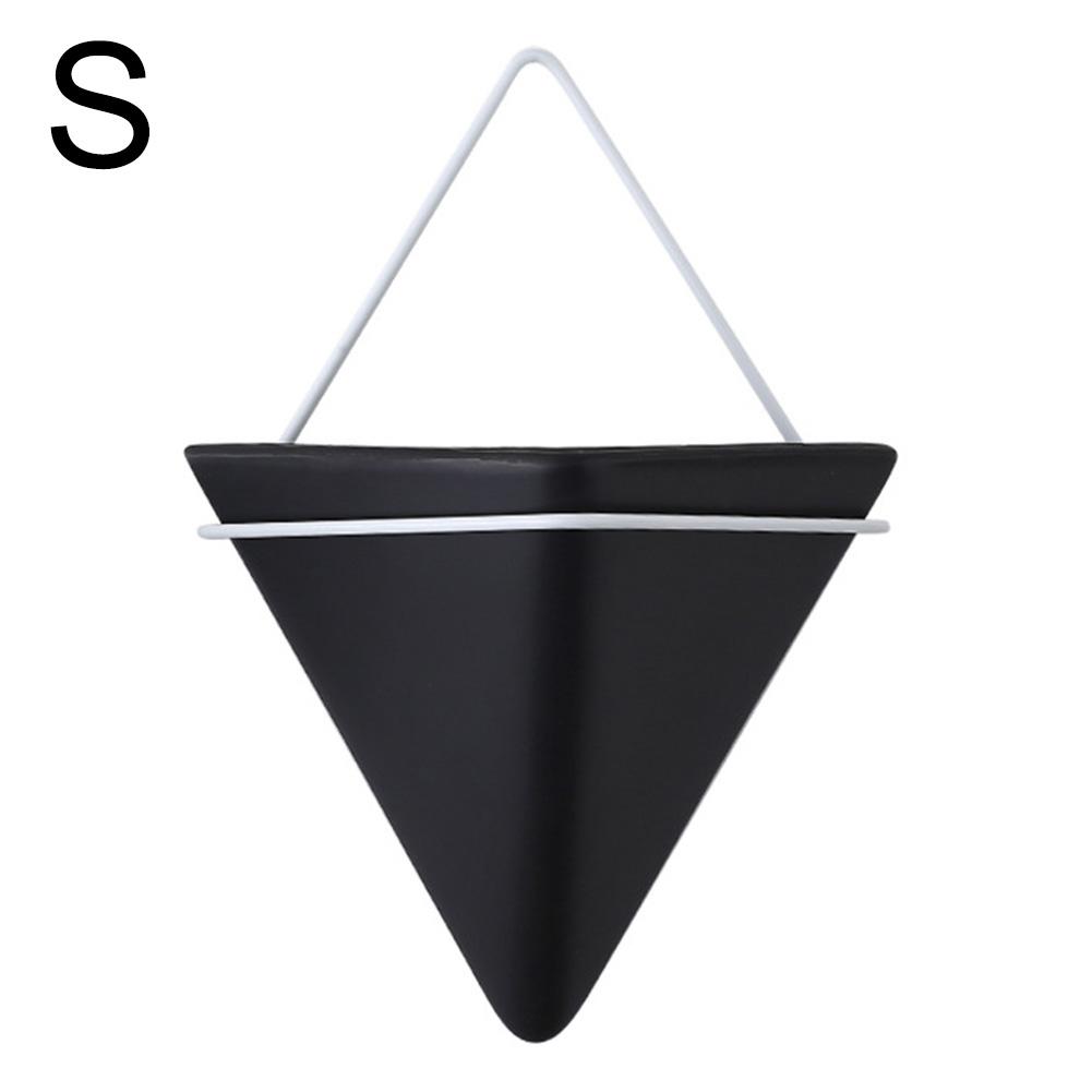 Simple Container Nordic Wall Mounted Flowerpot Succulent Plant hydroponic ceramic flower pot Iron Vases hanging potted plant