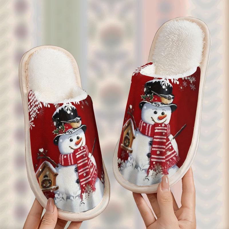 Men's Christmas Snowman Cotton Slippers - Hot Selling Exclusive Design