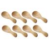 4/8Pcs Mini Wooden Spoon Kitchen Spice Scoop Sugar Tea Coffee Salt Scoop Short Handle Mini Spoon Kitchen Gadgets