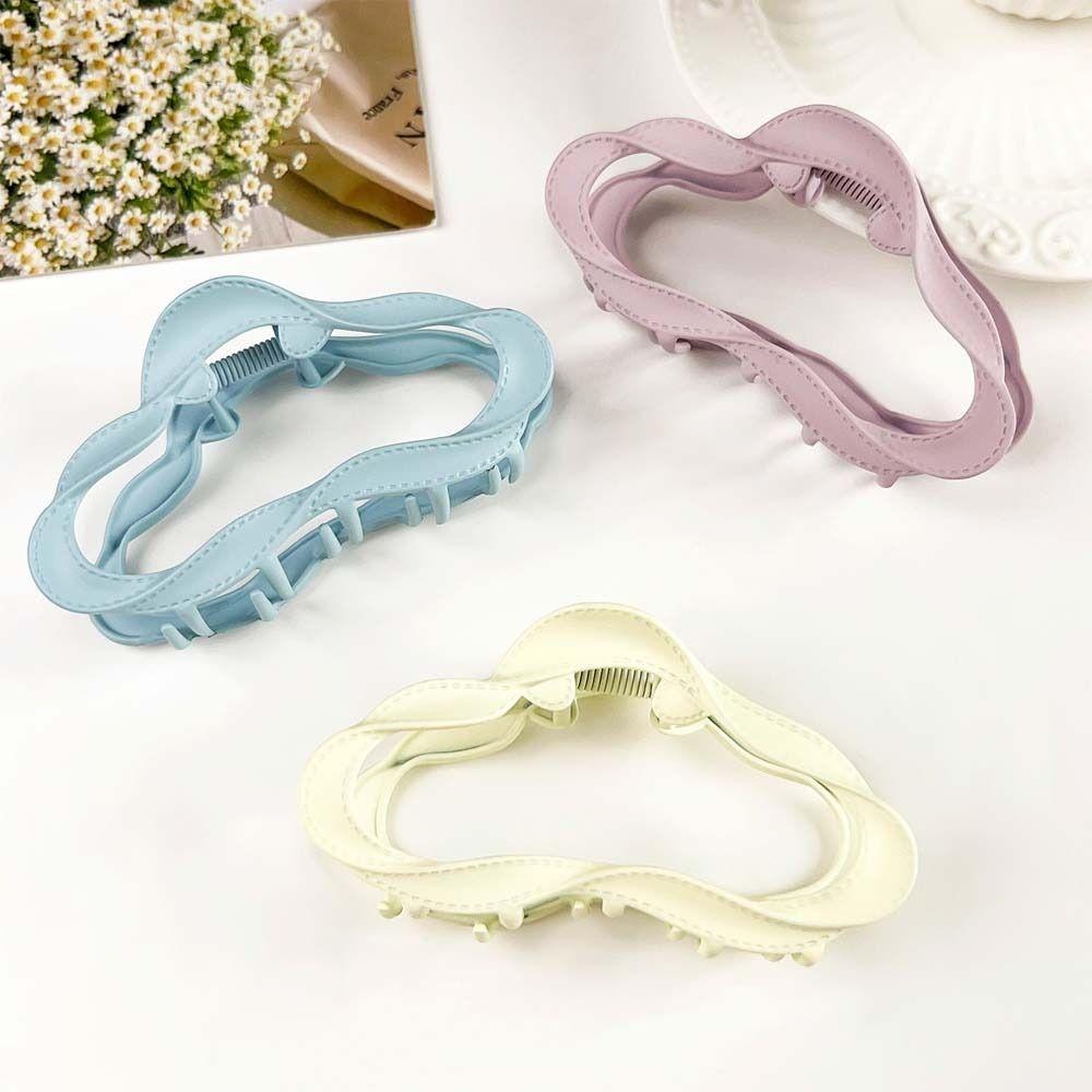 

Shark Clip Metal Cloud Hair Claw Beach Headwear Metal Cloud Hairpin Summer/Spring белый