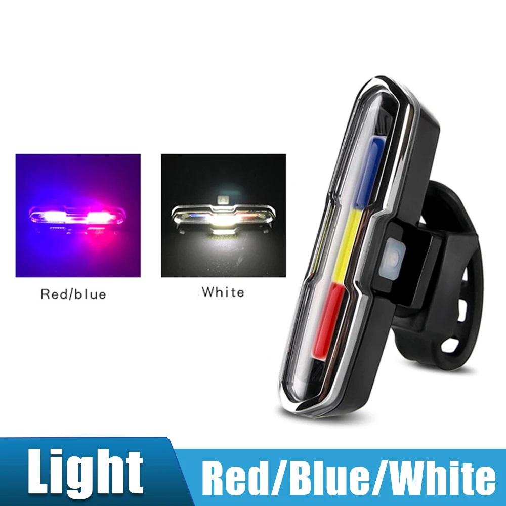 Ultra Bright Bike Light Taillight LED Rechargeable Safety Warning Bicycle Rear Light Night Riding Tail Light Cycling Accessories