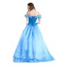 Blue Princess Dress Stage Costume Halloween Cosplay Costume Cinderella Costume