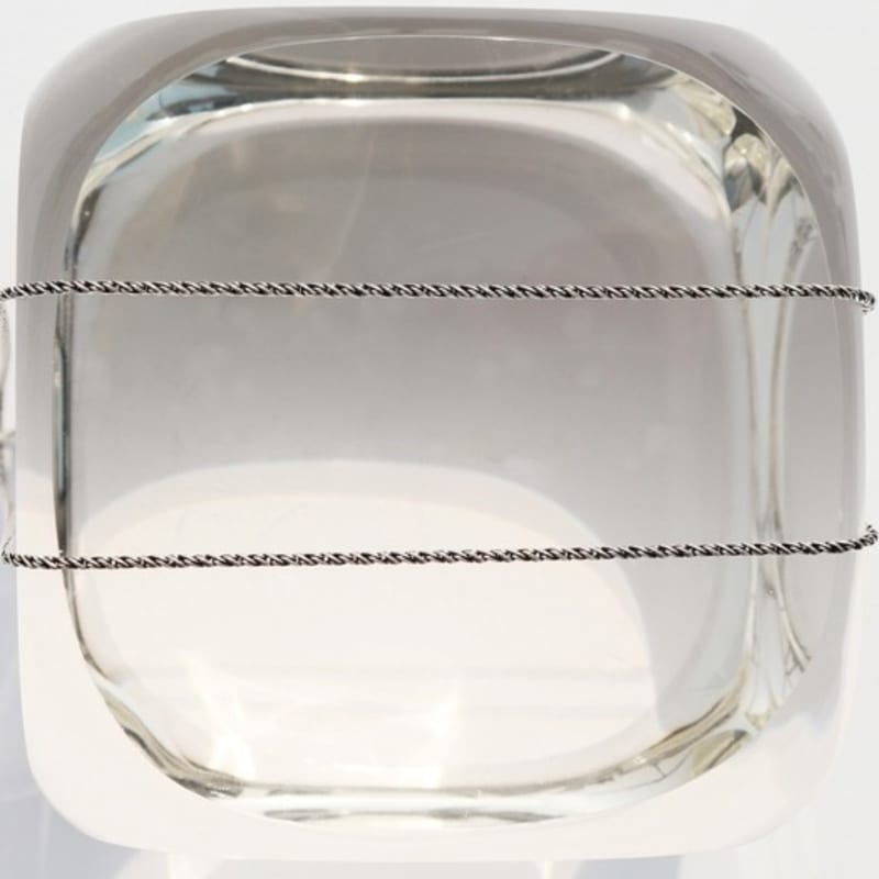 BONBEAU Open Heart Lock Pendent Silver Chain Necklace 925 Silver Heart Lock Pendant Oil Painting Chain Silver Necklace