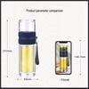 FUGUANG Tea Infuser Glass Mug with Lid