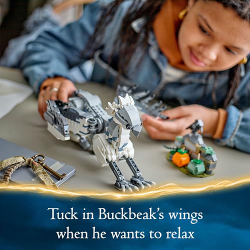 LEGO Harry Potter Buckingham Palace Hippogriff Collectible Toy, Magical Creature Figure, Fun Harry Potter Toy, Harry Potter-Themed Birthday Gift for 9