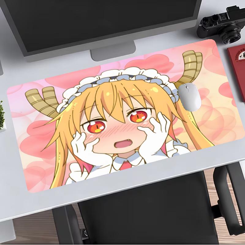 Tohru Extended Gaming Mouse Pad with Stitched Edges NonSlip Rubber Base Waterproof Desk Mat for Computer Laptop Office Gaming