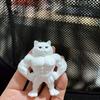 3D Printing Fun Muscle Cat Decorative Statues - Cute and Playful Muscle Cat Decorations for Cat Lovers and Fitness Enthusiasts
