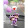 2pcs Figure & Letter Graphic ABS Car Ornament