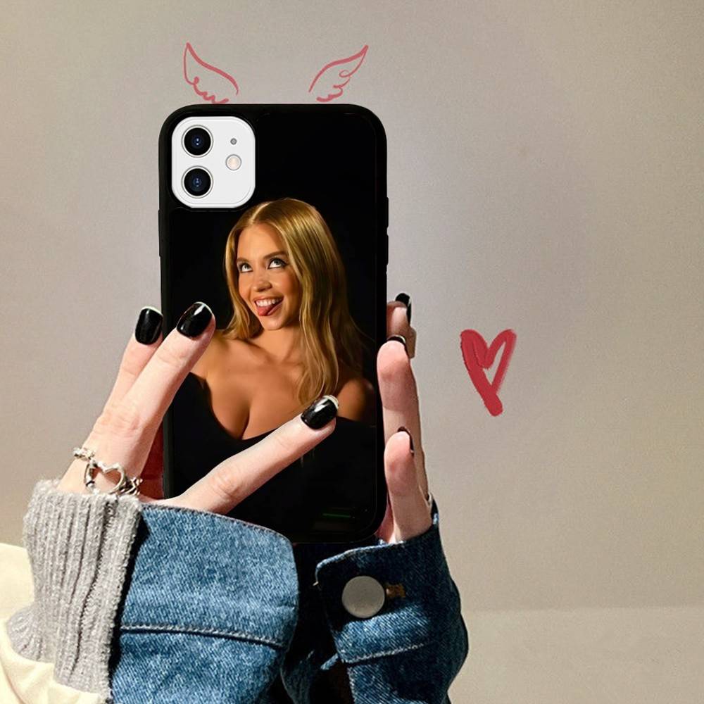 

Singer Sydney S-Sweeney For IPhone 17 16 Pro Max Air 15 14 13 12 Mini Plus 11 Hard PC+TPU Phone Back Cover iPhone 14