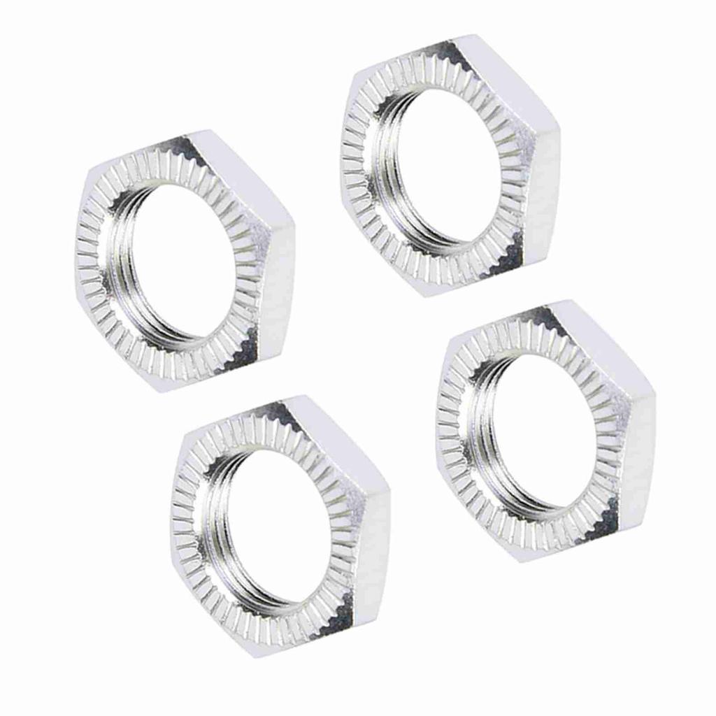 Aluminum Alloy Wheel Nuts 17mm Spanner for 1Celsius8 RC Car Accessory (Silver)