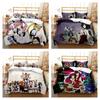 Steins; Gate Digital Printed Polyester Bedding Set for Boys and Girls Three Piece Comfortable Soft Couple Gift Bedding Set
