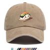 Pc Sushi Print Trucker Hat  QuickDry Breathable SushiThemed Cap with Sushi Roll Unisex Adjustable Buckle Closure for Outdoo