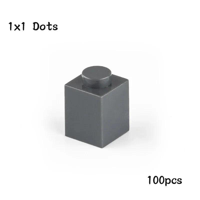 100 pièces MOC Pièces 1x1 3005 Brique Compatible Figurines Briques DIY Assembler Blocs de Construction Particule Puzzle Enfant Jouets Cerveau Cadeau