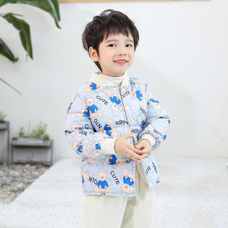 Children's Cotton Clothes Liner Baby Cotton-Padded Jacket Quilted To Keep Warm Inner Shirts Fall Winter Coat