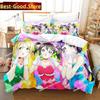3D Cartoons LoveLive! School idol project Bedding Sets Duvet Cover Set With Pillowcase Twin Full Queen King Bedclothes Bed Linen