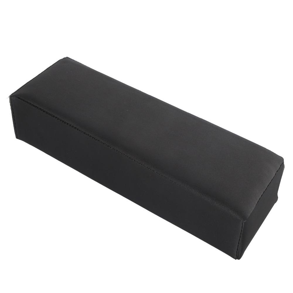 PU Leather Nail Art Hand Pillow Waterproof Soft Nail Arm Rest Cushion Rectangular Manicure Cushion Holder чёрный