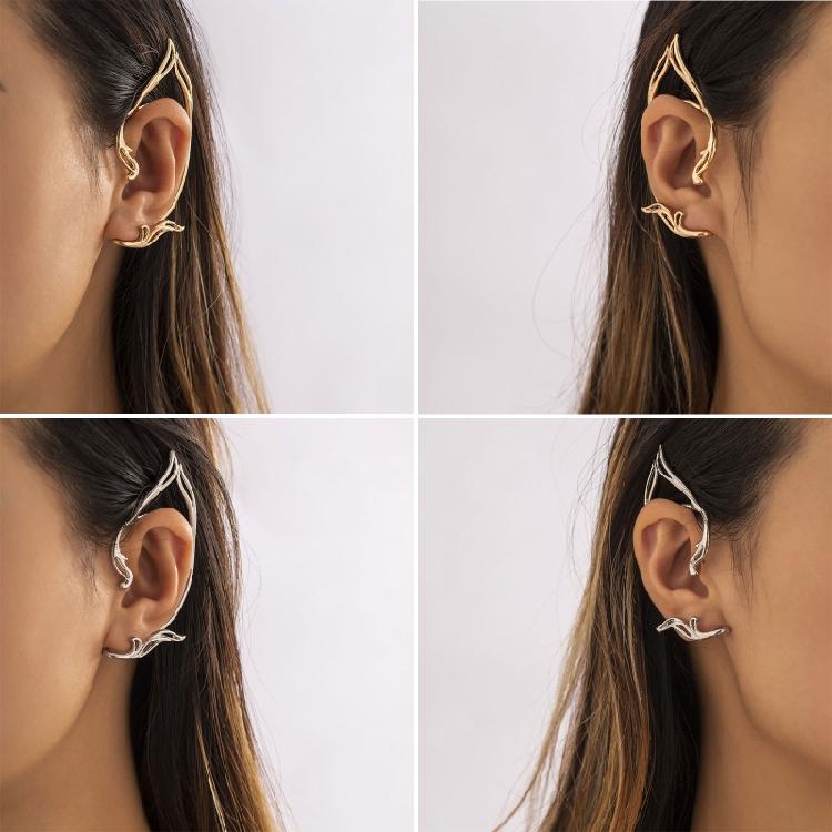 Cold Wind Earrings Irregular Dark Style Distressed Earring Elves Earrings Gift